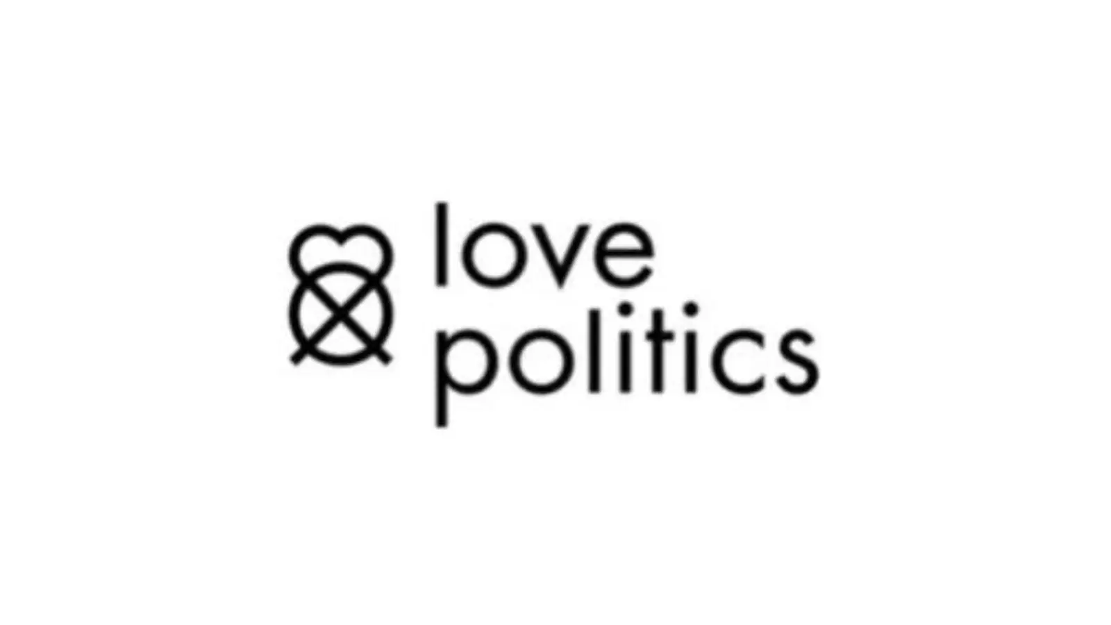 Auf diesem Foto siehst du das Logo von love politics