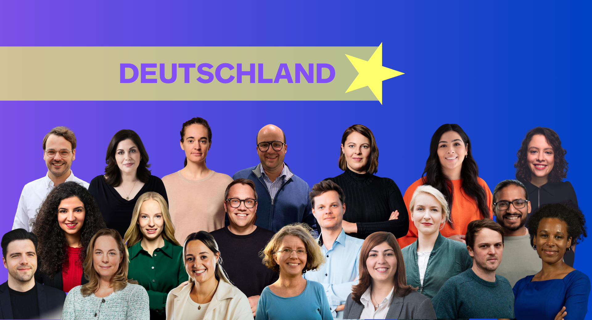 Hier sieht man die Kandiderenden aus Deutschland der EU Future 100