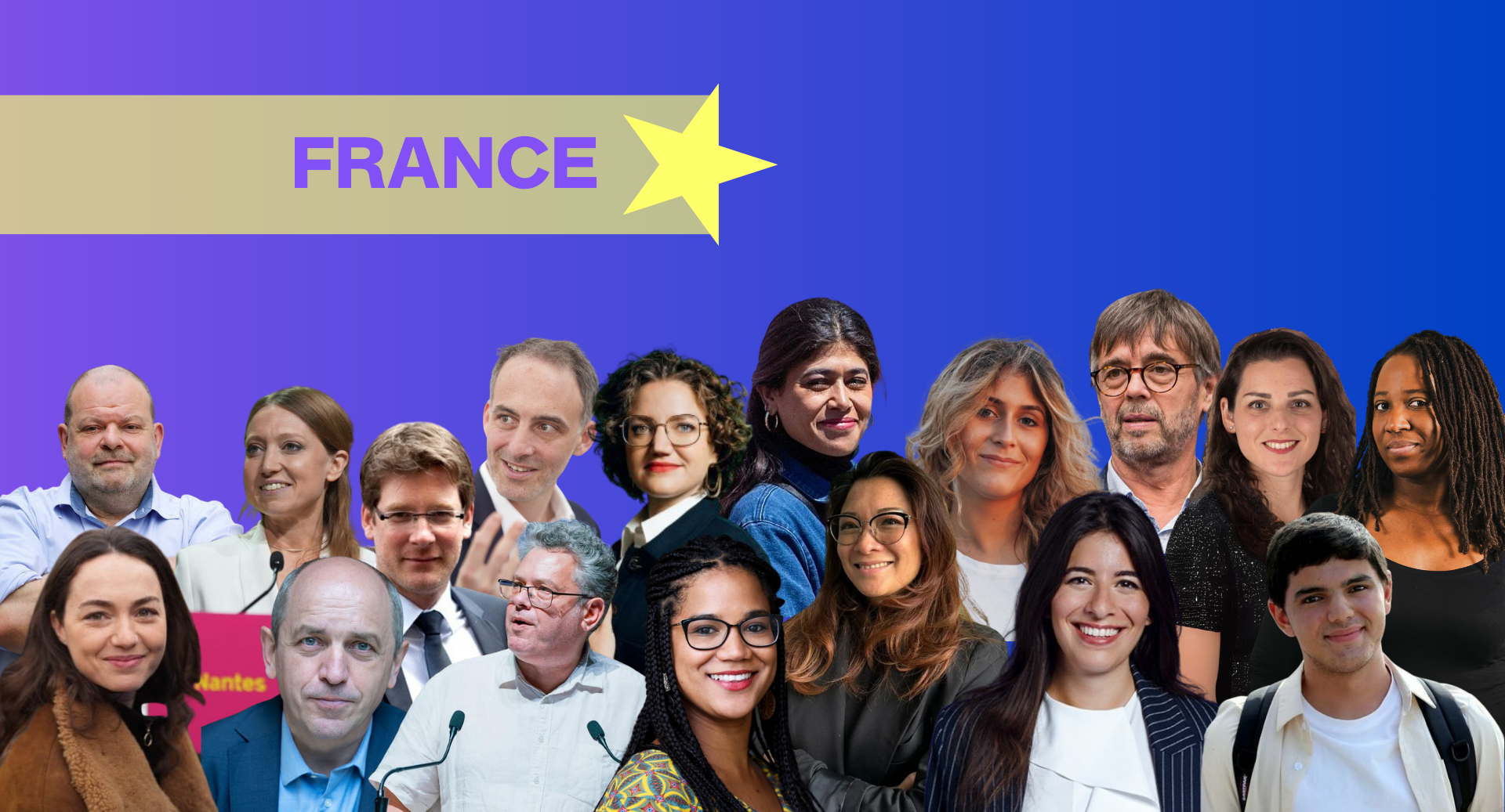 Hier sieht man die Kandiderenden aus Frankreich der EU Future 100