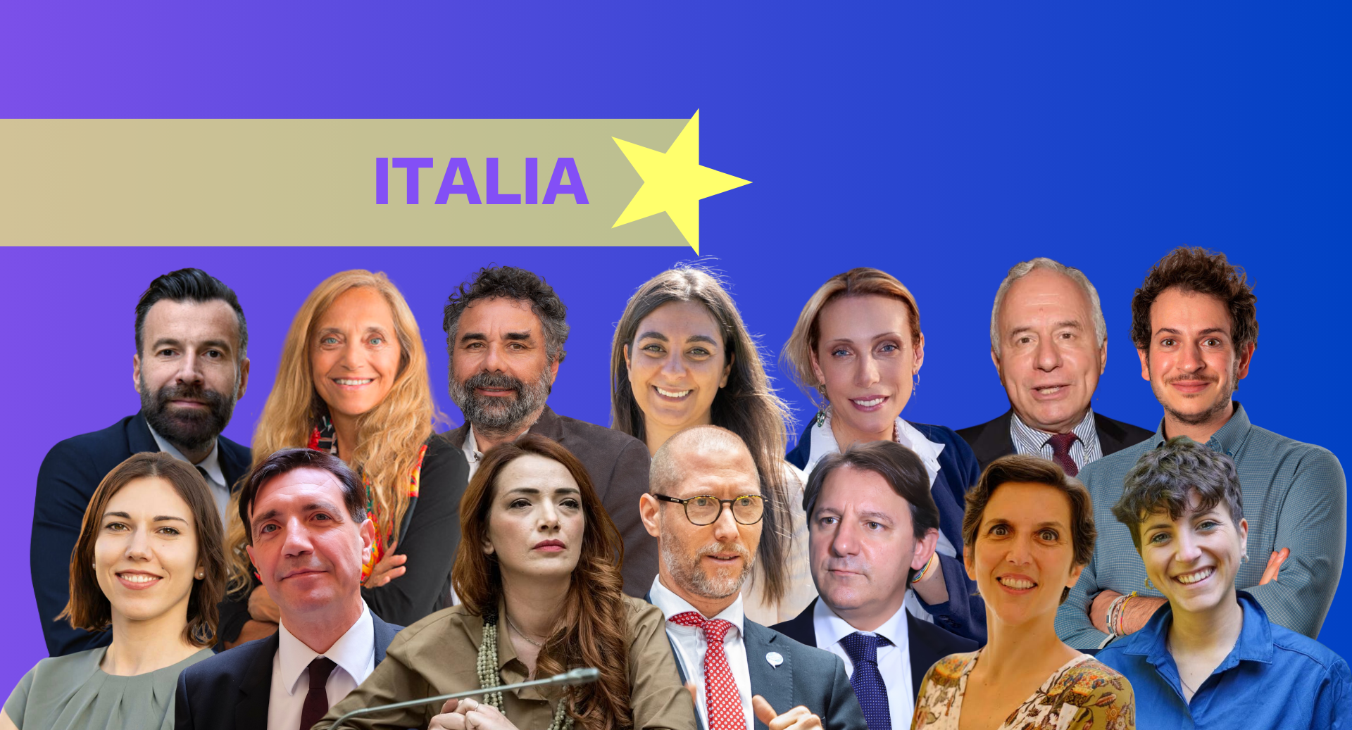 Hier sieht man die Kandiderenden aus Italien der EU Future 100