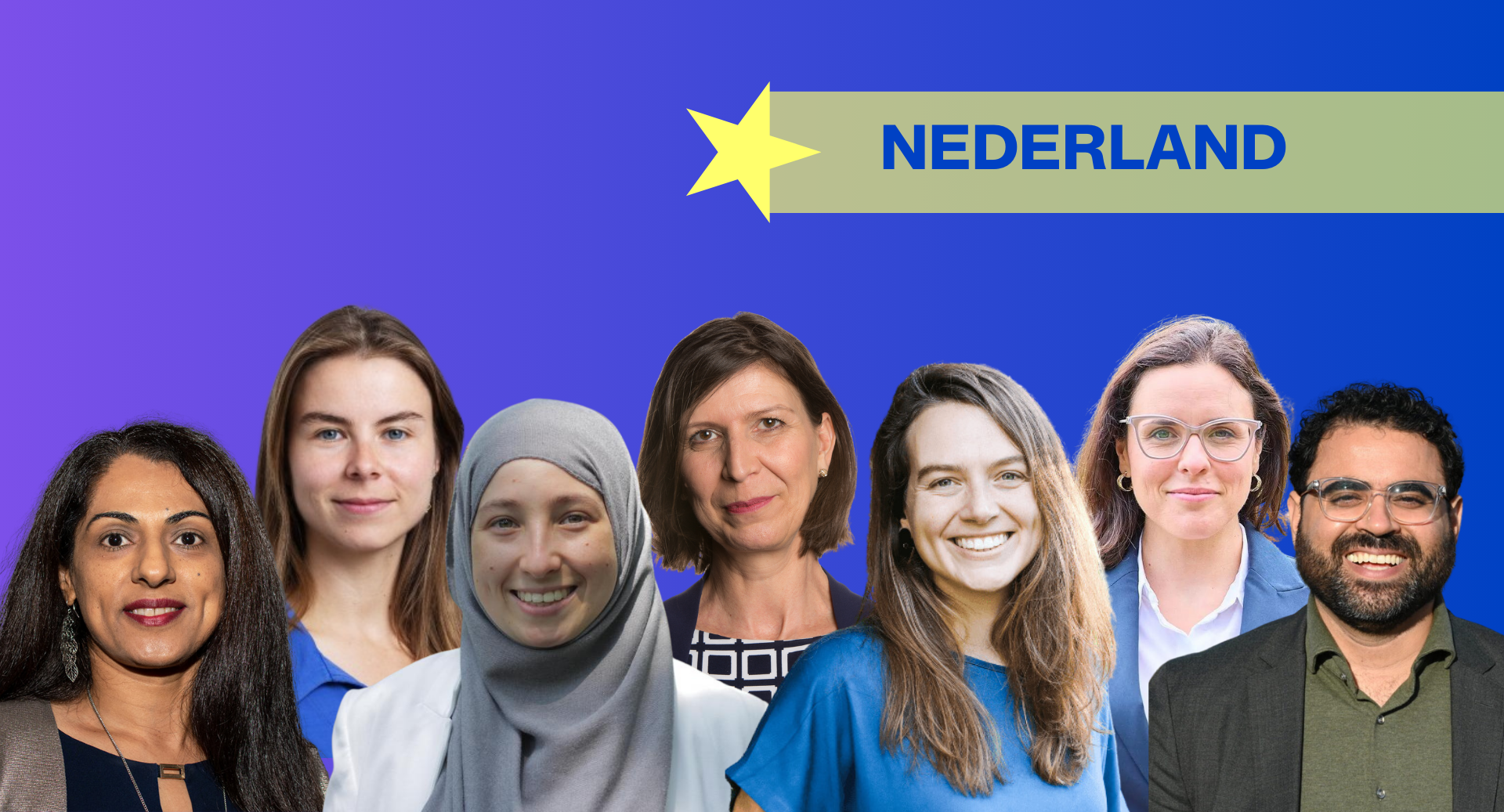 Hier sieht man die Kandiderenden aus den Niederlanden der EU Future 100