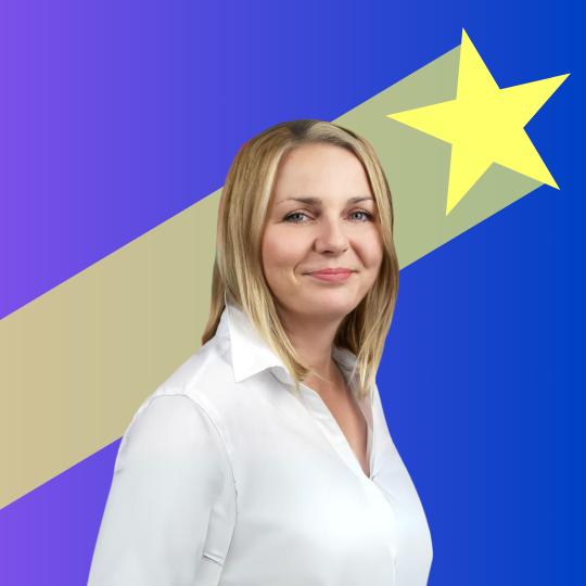Hier sieht man Bozena Przyluska aus Polen, Teil der EU Future 100