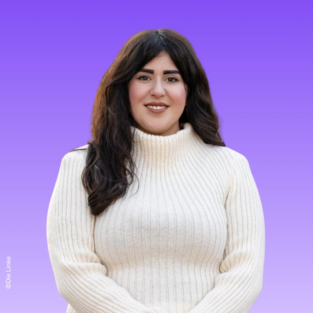 Unsere Kandidatin Mersedeh Ghazaei von die Linke f&uuml;r die Landtagswahl 2026 in Baden-W&uuml;rttemberg.